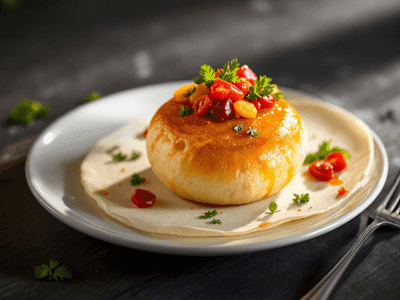 Butter Bun with Jam