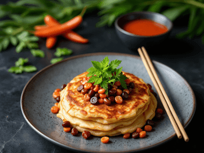 Adzuki Bean Pancake