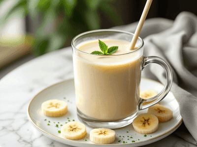 Banana Protein Milk Smoothie