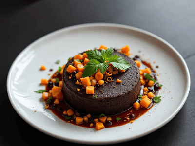 Black Carrot Cake
